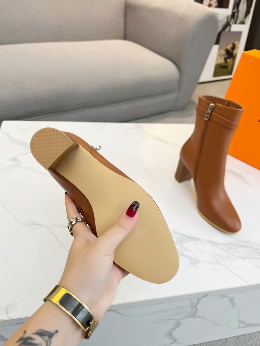 Hermès Saint Germain Kelly Ankle Boots — Modèle 1