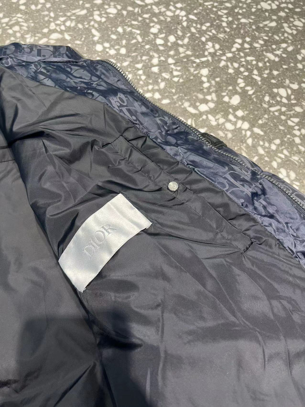 Dior Oblique Down Jacket Sans Capuche