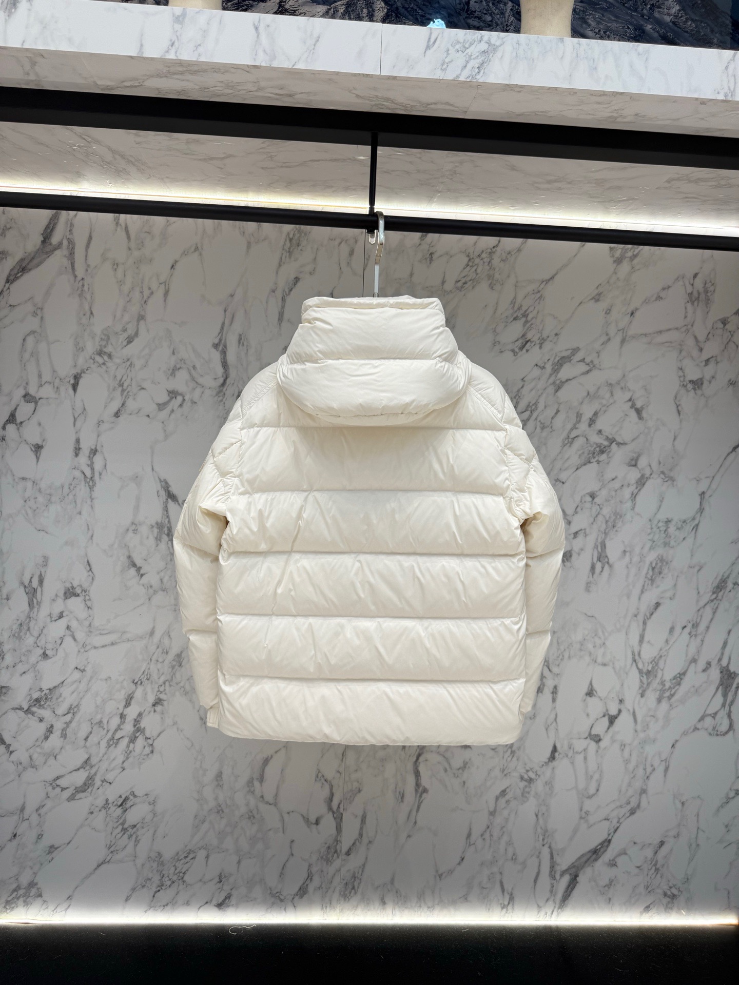 Moncler Maya Hooded Short Down Jacket
