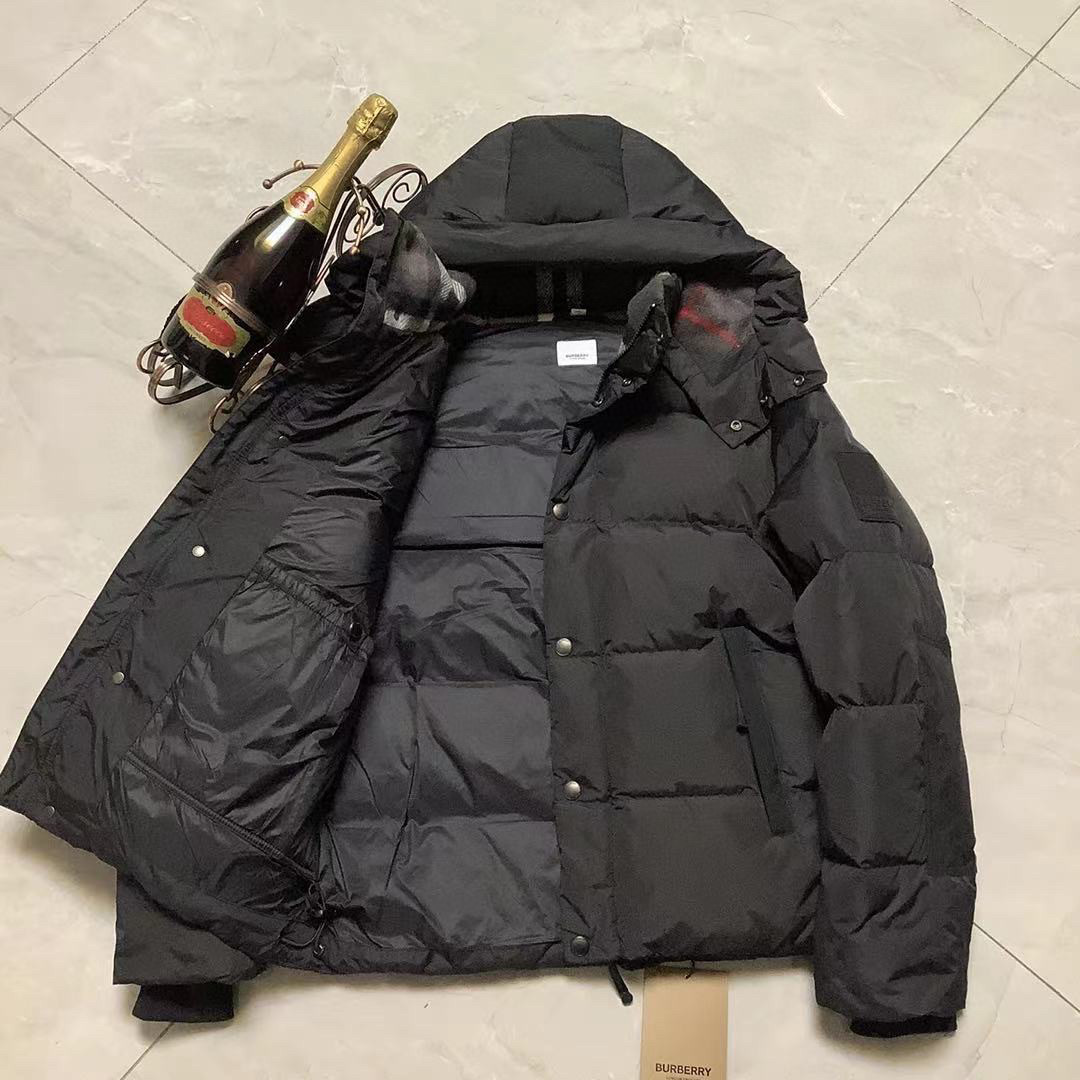 Burberry Detachable Sleeve Hooded Puffer Jacket